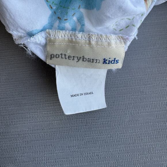 Pottery Barn Kids Ocean Critters Quilted Pillow Sham & Toddler Crib Set 2 Sheets - Picture 5 of 10